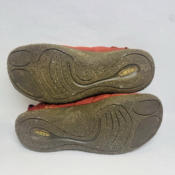 Keen Howser II Slippers Womens Shoes Size 7 Rust Red Lined Comfort Slip On - Picture 9 of 11